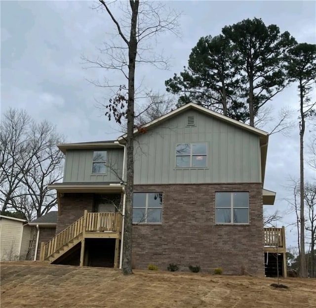 view of rear view of property