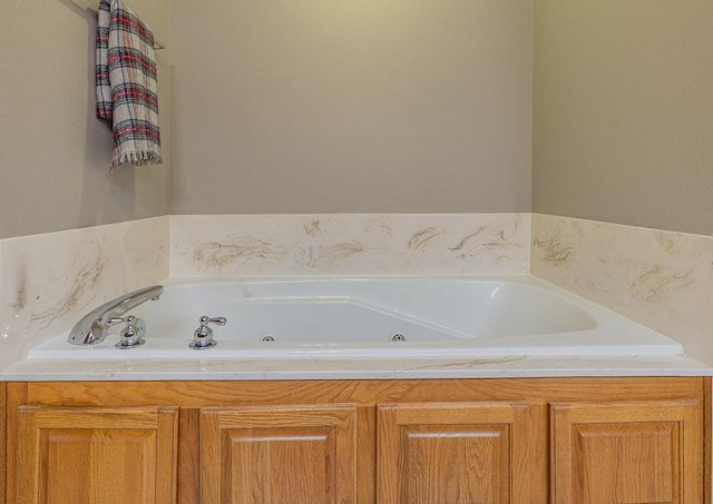 bathroom with a bathing tub