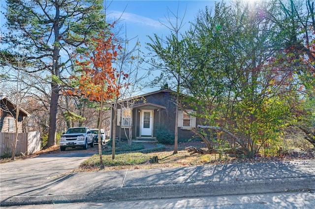 view of front of home