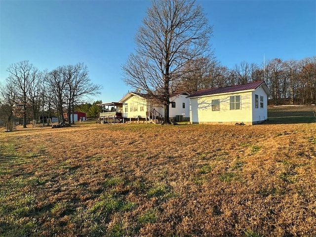 view of yard