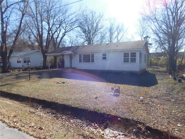 view of ranch-style house