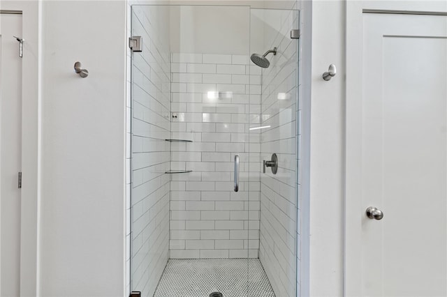 bathroom with walk in shower