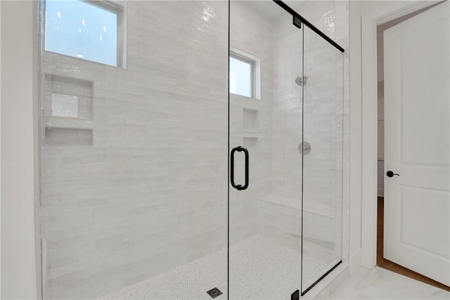 full bath with a stall shower