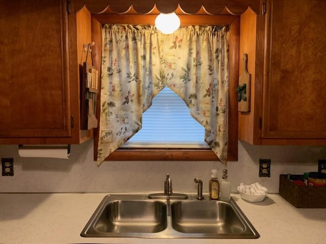 kitchen featuring sink