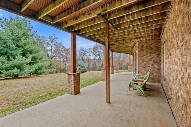 view of patio