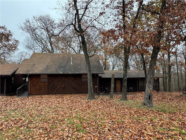 view of back of property