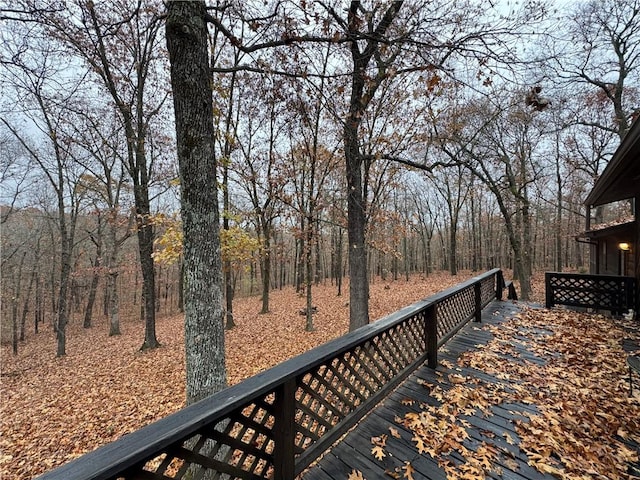 view of deck