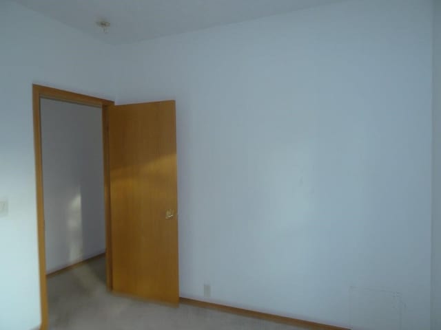 view of spare room