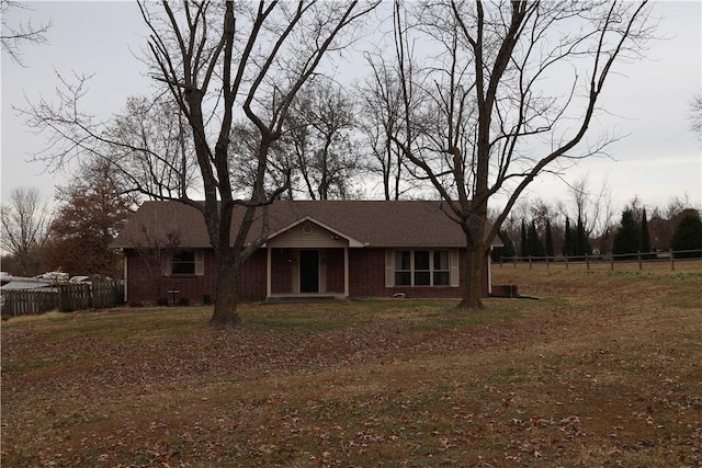 view of ranch-style house