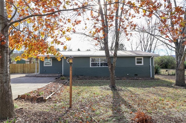 rear view of house with a patio