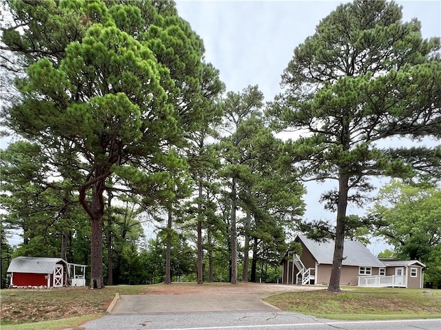 view of road