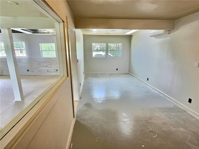 426 Van Buren, Eureka Springs, AR 72632 - corridor featuring concrete floors and a wall mounted air conditioner