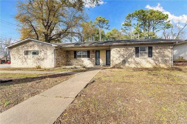 view of ranch-style house