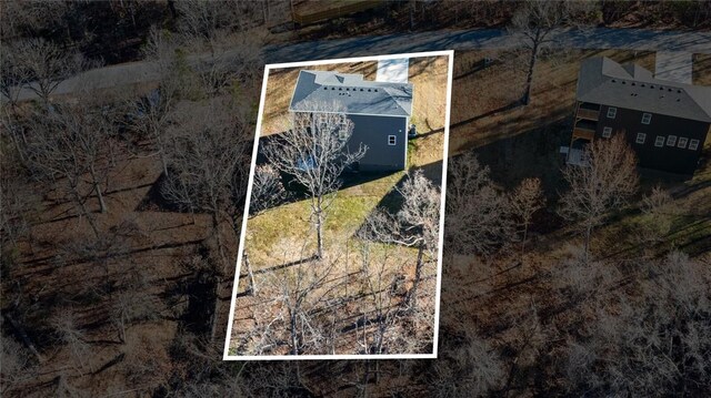 8893 Williams Rd, Rogers, AR 72756 - view from above of property with property boundaries highlighted