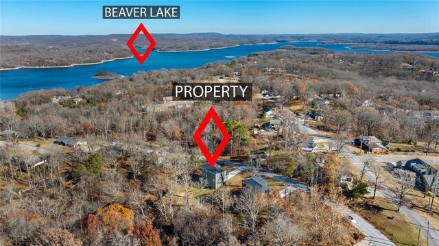 8893 Williams Rd, Rogers, AR 72756 - view of property location with a large body of water