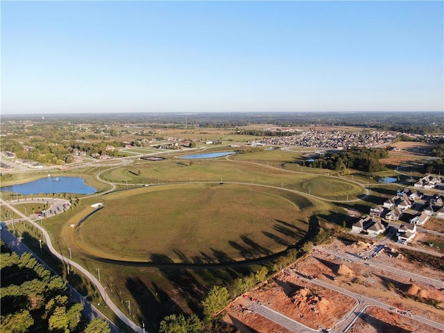 445 Fox Trl, Elm Springs, AR 72762 - drone / aerial view with a water view