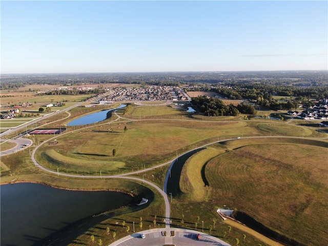 445 Fox Trl, Elm Springs, AR 72762 - bird's eye view with a water view