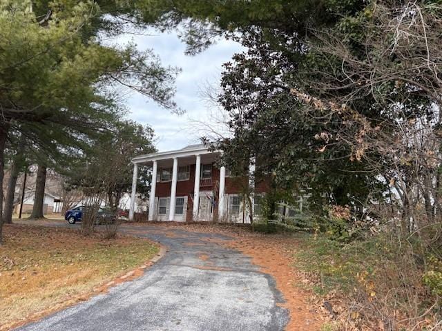 view of greek revival house