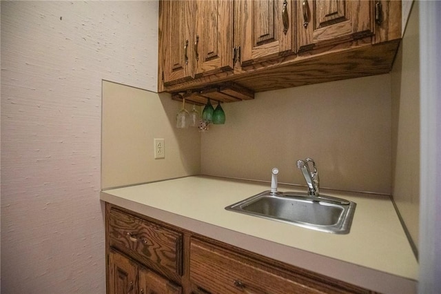 kitchen featuring sink