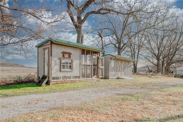 view of outbuilding