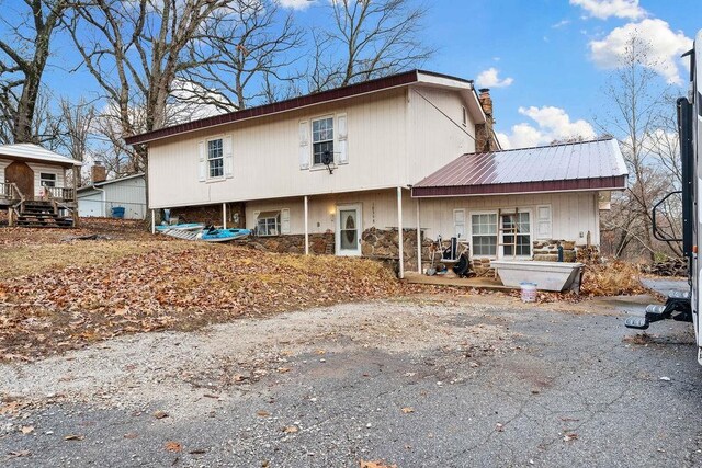 view of back of property