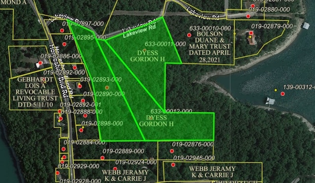 2786 Lakeview Rd, Lead Hill AR, 72644 land for sale