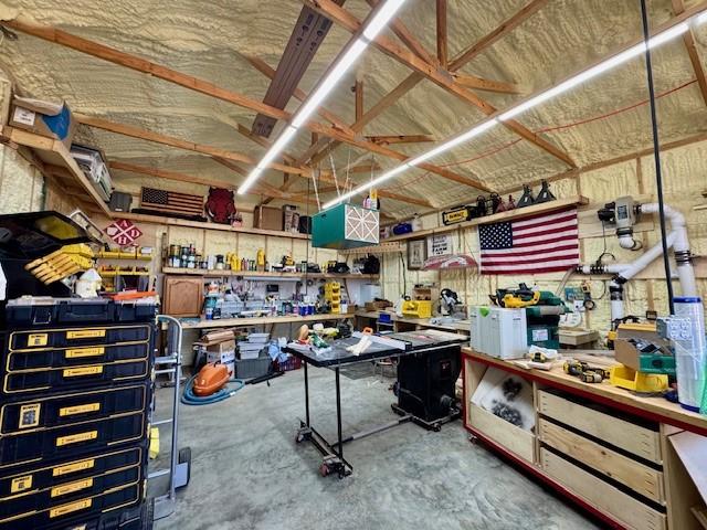 view of storage room