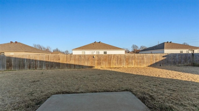 view of yard featuring a patio