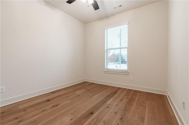 256 Fiori St, Springdale, AR 72762 - spare room featuring ceiling fan and light wood-style floors