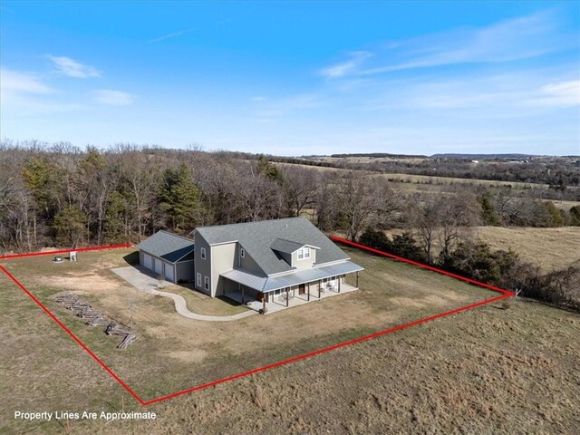 1395 County Road 403, Berryville, AR 72616 - view of subject property featuring property parcel outlined