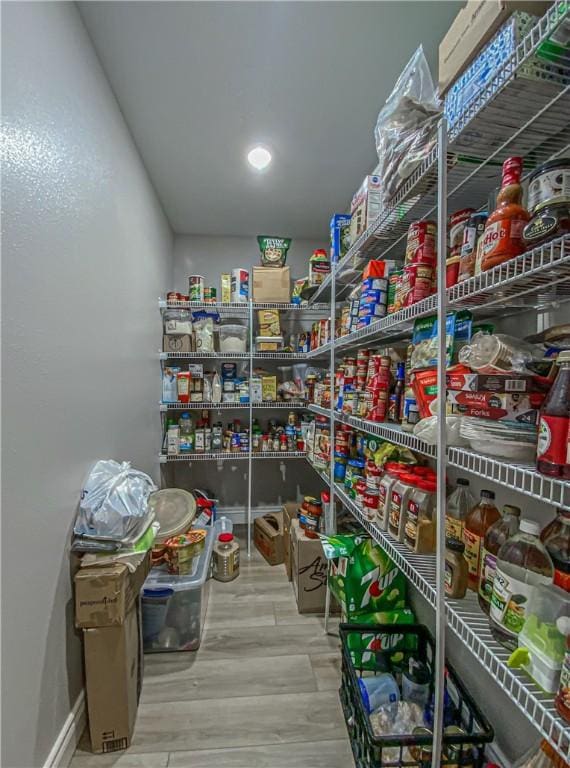 view of pantry