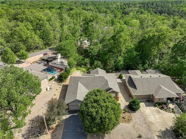3 Barrhead Ln, Bella Vista, AR 72715 - bird's eye view featuring a view of trees