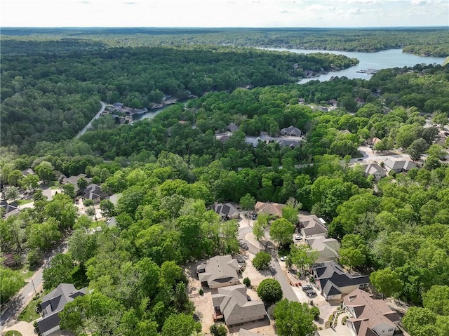 3 Barrhead Ln, Bella Vista, AR 72715 - bird's eye view featuring a water view, a residential view, and a view of trees
