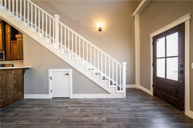 view of entrance foyer