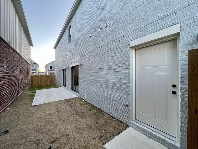 exterior space featuring a patio area