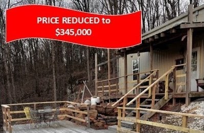 19959 Rheas Community Rd, Lincoln, AR 72744 - exterior space with a deck, stairs, and a patio area