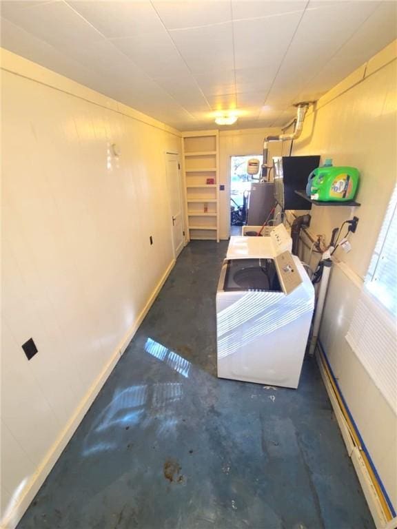 garage with washer / dryer