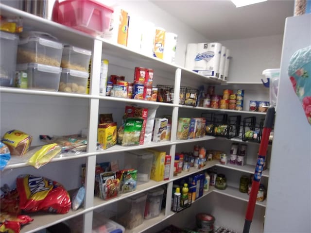 view of pantry