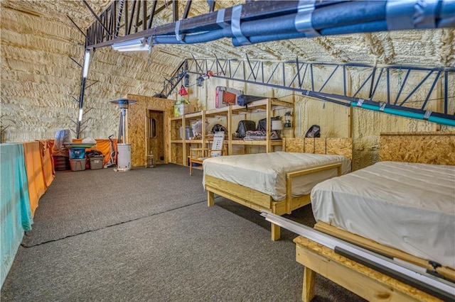 bedroom featuring carpet floors