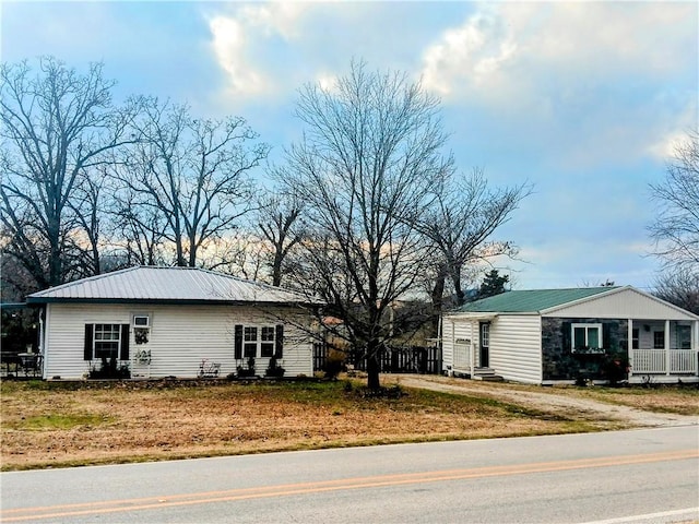 view of side of property