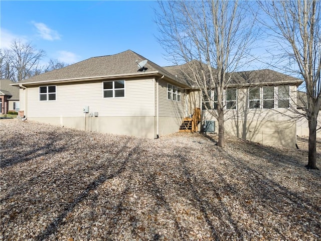 view of rear view of house