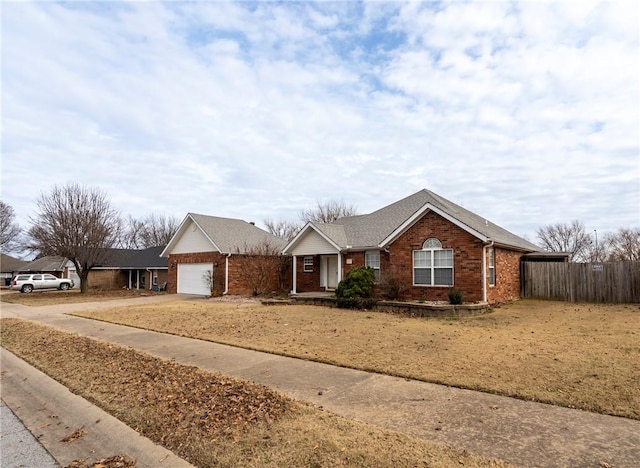 ranch-style house with a garage