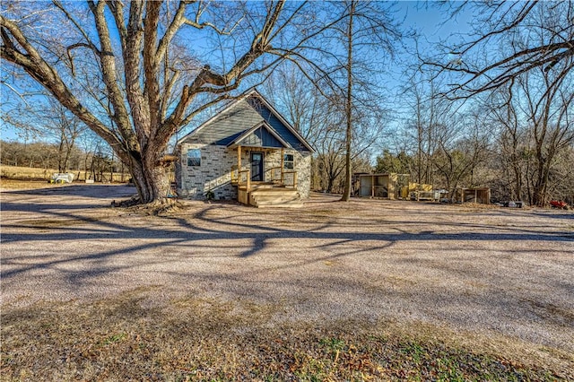 view of front of home