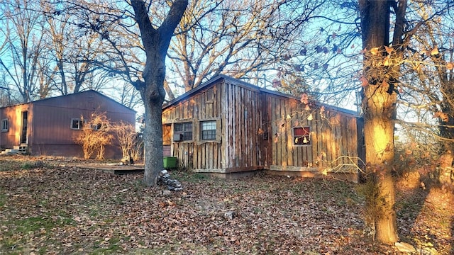 view of outdoor structure