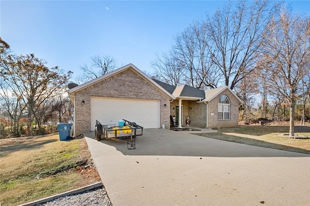 ranch-style house with a garage