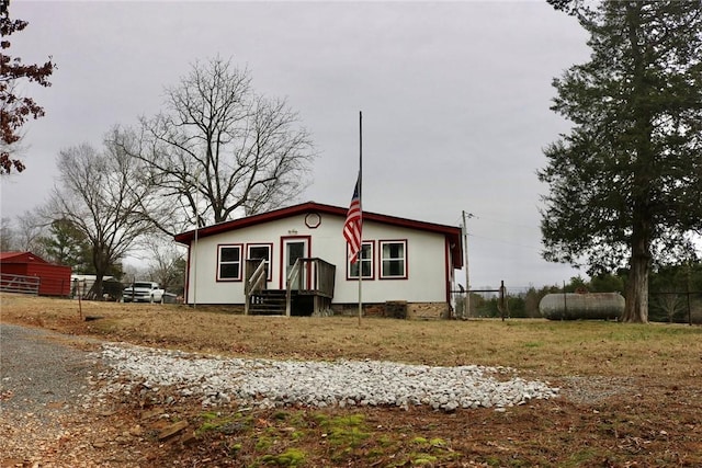 view of manufactured / mobile home