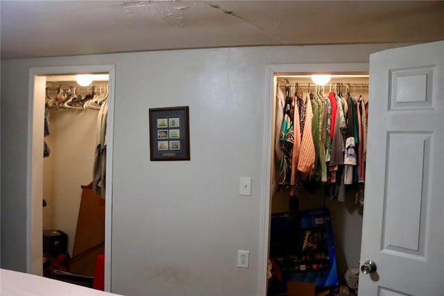 view of closet