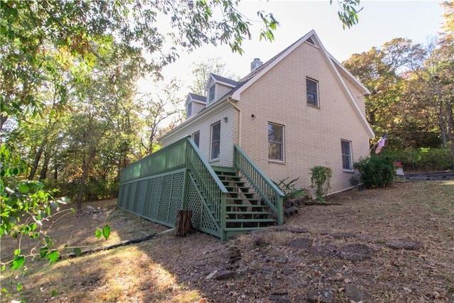 view of rear view of house