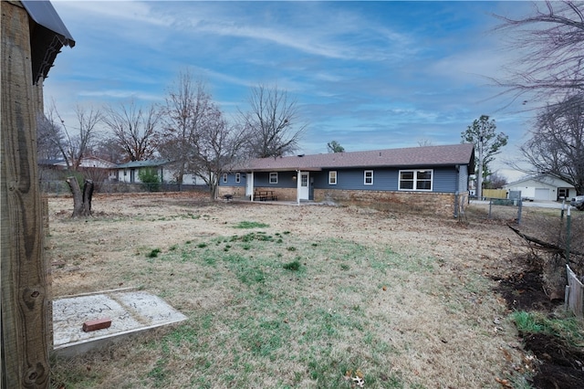 view of back of house