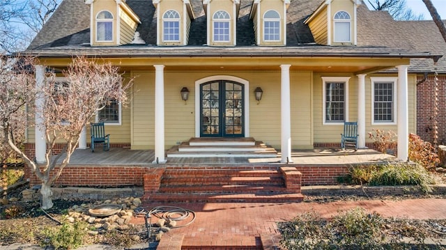 view of front facade with a porch